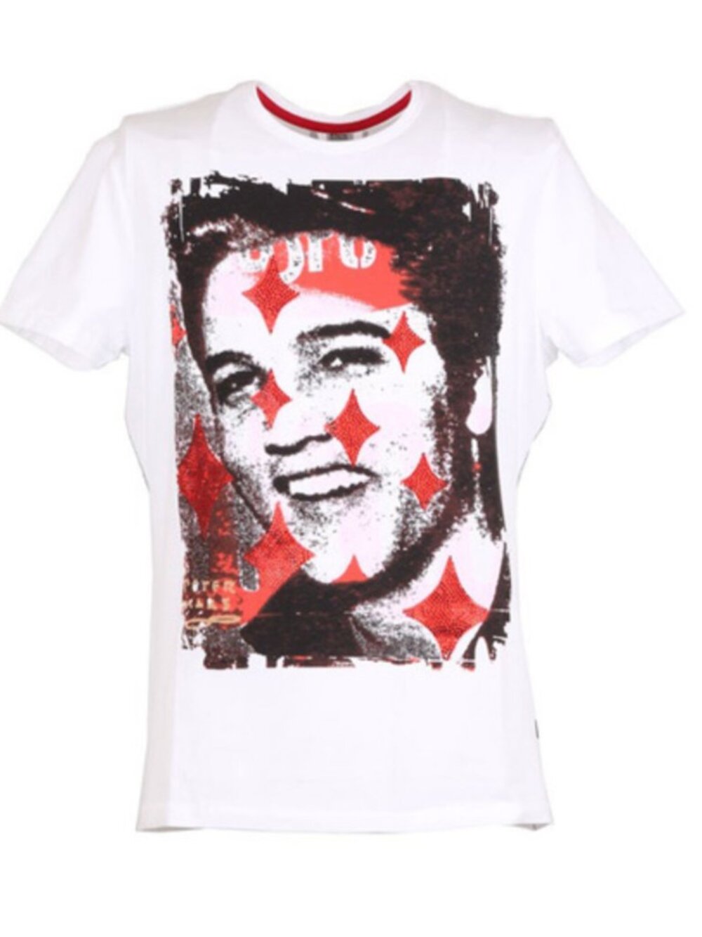90s Unworn Elvis Presley T-shirt Iceberg Italy Merch Sample Size M-L UNISEX